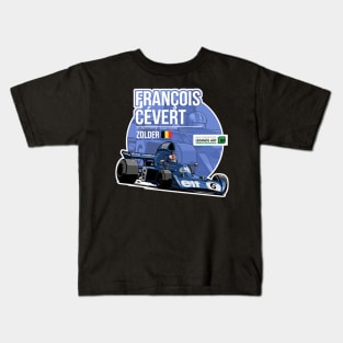 Francois Cevert 1973 Zolder Kids T-Shirt